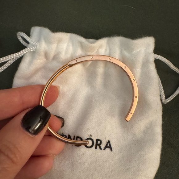 Pandora open bangle rose gold - Picture 2 of 3